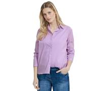 Hemdbluse CECIL Gr. L (42), lila (sporty lilac) Damen Blusen langarm (96755512-L)