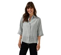 Cecil Damen Gestreifte Leinen-Hemdbluse