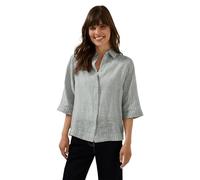 Cecil Damen Gestreifte Leinen-Hemdbluse