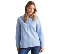 CECIL Damen B345319 Gestreifte Oxford Bluse, Fresh Light Blue, S EU