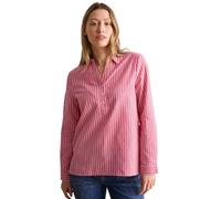 Cecil Damen Oxford-Bluse B345319 Gestreift Granita Red M