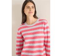 Cecil Pullover Gestreifter Melange Rundhals pumkin orange Gr. XL (44)