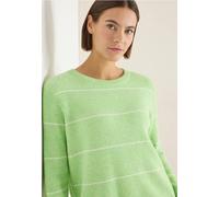 Cecil Damen Gestreifter Strukturpullover