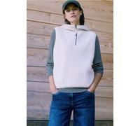 Langarmshirt CECIL, Damen, Gr. M (40), raw khaki, Jersey, Obermaterial: 95% Baumwolle, 5% Elasthan, gestreift, gerade hüftbedeckend, Rundhals, Shirts Langarmshirt, mit Streifen-Muster (26968263-M) raw