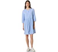 Sommerkleid CECIL, Damen, Gr. XL44, US-Größen, blau (aster blau), Web, 65% Baumwolle, 35% Modal, Nadelstreifen, comfort fit kniefrei, Rundhals, Bündchen, Kleider, mit Rundhalsausschnitt (56659345-XL)