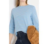 Cecil Damen Gestreiftes Shirt in Blau, Gr: 3XL