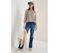 CECIL Damen 3227779 Gestreiftes Shirt, Mocha Caramel, M