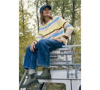 Langarmshirt CECIL, Damen, Gr. XS (36), urban taupe melange, Stoff, 67% Viskose, 28% Polyester, 5% Elasthan, unifarben, comfort fit normal, Rundhals, Bündchen, Shirts Langarmshirt, aus strecthigem Vis