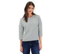 Cecil Damen Gestreiftes Strukturshirt