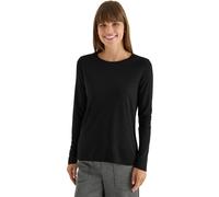 Cecil Damen Glitzerndes Jersey-Shirt Schwarz Größe M
