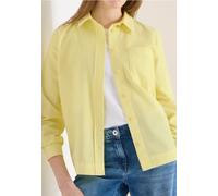 Cecil Damen Hemdbluse in Unifarbe in Gelb, Gr: M