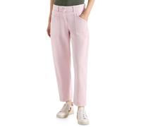 High-waist-Jeans CECIL "Style Scarlett", Damen, Gr. 32, Länge 28, light blush rose, Denim/Jeans, Obermaterial: 98% Baumwolle, 2% Elasthan, unifarben, loose fit lang, Jeans High-Waist-Jeans, mit Tasche
