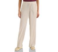 Stoffhose CECIL "Style Neele", Damen, Gr. XL (44), Länge 32, beige (grain beige (länge 32)), Web, Obermaterial: 84% Viskose, 16% Polyamid. Futter: 100% Polyester, unifarben, loose fit lang, Hosen Stof