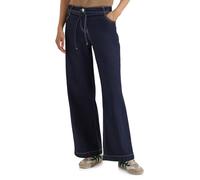 Loose-fit-Jeans CECIL "Style Neele", Damen, Gr. 31, Länge 32, blau (rinsed wash), Denim/Jeans, Obermaterial: 52% Baumwolle, 38% Modal, 7% Elastomultiester, 3% Elasthan. Futter: 52% Polyester, 48% Baum