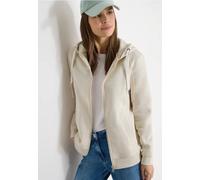 Cecil Damen Hoodie Jacke in Beige, Gr: M