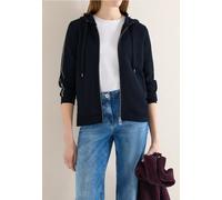 Cecil Damen Hoodie Jacke in Blau, Gr: XS