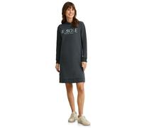 CECIL Damen B144399 Hoodie-Kleid mit Stickerei, Slate Khaki, S