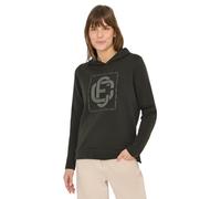 Cecil Hoodie 13355100 Damen raw khaki Gr. XL (44) 100% Baumwolle tonales Artwork mit Schmucksteinen