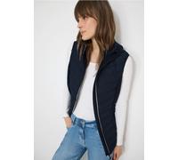 Cecil Damen Hoodie Weste in Blau, Gr: M