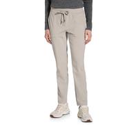 Stoffhose CECIL, Damen, Gr. XXL, Länge 30, beige (light hazel beige), Stoff, 82% Polyester, 18% Elasthan, unifarben, casual, comfort fit lang, Hosen, aus knitterarmer Travel Ware (82435018-XXL) light