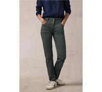 Cecil Damen Hose im Casual Fit in Grün, Gr: 36