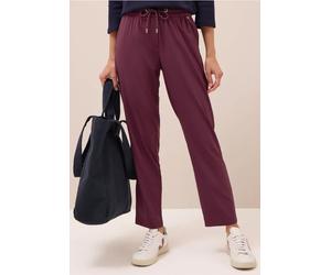 Cecil Damen Hose im Casual Fit in Rot, Gr: XS
