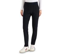 Jogger Pants CECIL, Damen, Gr. S, Länge 30, universal blau, Stoff, 82% Polyester, 18% Elasthan, unifarben, comfort fit knöchelfrei, Hosen, mit Elastikbund (29151745-S) universal blau