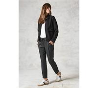 Cecil Damen Hose im Herringbone Look in Grau, Gr: L