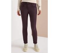 Cecil Hose Style Toronto im Leder-Look Slim Fit Rot Gr. 30