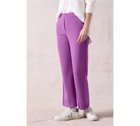 Cecil Damen Hose im Loose Fit in Lila, Gr: L