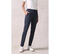 Cecil Damen Hose im Nadelstreifen-Look in Blau, Gr: XL