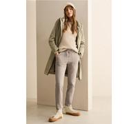 Cecil Stoffhose Style Tracey Damen Gr. L (42) Länge 28 Beige Regular Fit knöchelfrei