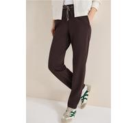 Stoffhose CECIL, Damen, Gr. XXL, Länge 28, macchiato braun, Stoff, 61% Viskose, 32% Polyamid, 7% Elasthan, unifarben, comfort fit normal, Hosen Stoffhose, in Unifarbe (77768954-XXL) macchiato braun