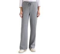 Cecil Culotte Damen High Waist mit Gallonstreifen, meliert, loose fit, urban dunkelblau, Gr. XL L30