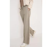 Culotte CECIL, Damen, Gr. L, Länge 30, braun (toffee cream melange), Stoff, 53% Polyester, 37% Viskose, 10% Elasthan, meliert, loose fit normal, Hosen Culotte, High Waist (71188301-L) toffee cream mel