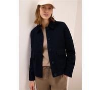 Cecil Damen Jacke in Wolloptik in Blau, Gr: M