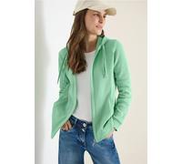 Cecil Damen Jacke mit Kapuze und Streifenmuster in Grün, Gr: XXL