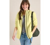 Regen- und Matschjacke CECIL, Damen, Gr. XXL (46), iced gelb, Stoff, Obermaterial: 100% Polyester. Futter: 100% Polyester, unifarben, comfort fit normal, ohne Ausschnitt, Bündchen, Jacken, mit Tunnelz