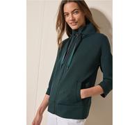 Cecil Damen Jacke mit Stehkragen in Grün, Gr: XS