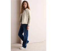 Cecil Damen Steppjacke Gr. XXL (46), beige/lila, Nylon, mit Tunnelzug