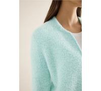 Cecil Damen Jacquard Cardigan mit Zipper in Blau, Gr: L