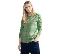 CECIL - Jacquard Karoshirt - Farbe - celery green - Größe - L