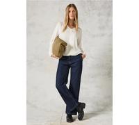 CECIL Damen B345134 Jaquard-Bluse, Vanilla White, M EU