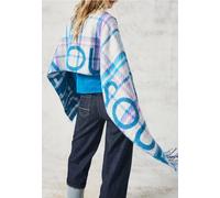 CECIL Damen B572591 Jaquard-Schal, Celestial Aqua Blue, A