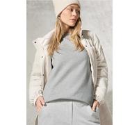 Cecil Damen Jaquard-Shirt in Grau, Gr: XL