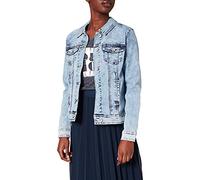 Cecil Damen Jeansjacke, Light Blue Used wash, XS