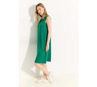 Cecil Damen Jersey Kleid in Grün, Gr: XXL