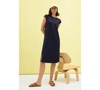 CECIL Damen 1408825 Jersey-Kleid in Unifarbe, urban Dark Blue, XL