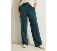 Cecil Damen Jersey Loose Fit Hose in Grün, Gr: XXL