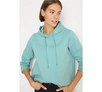 Cecil Damen Kapuzensweatshirt in Blau, Gr: XXL
